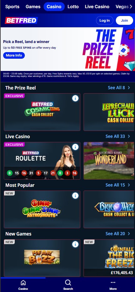 Betfred mobile home