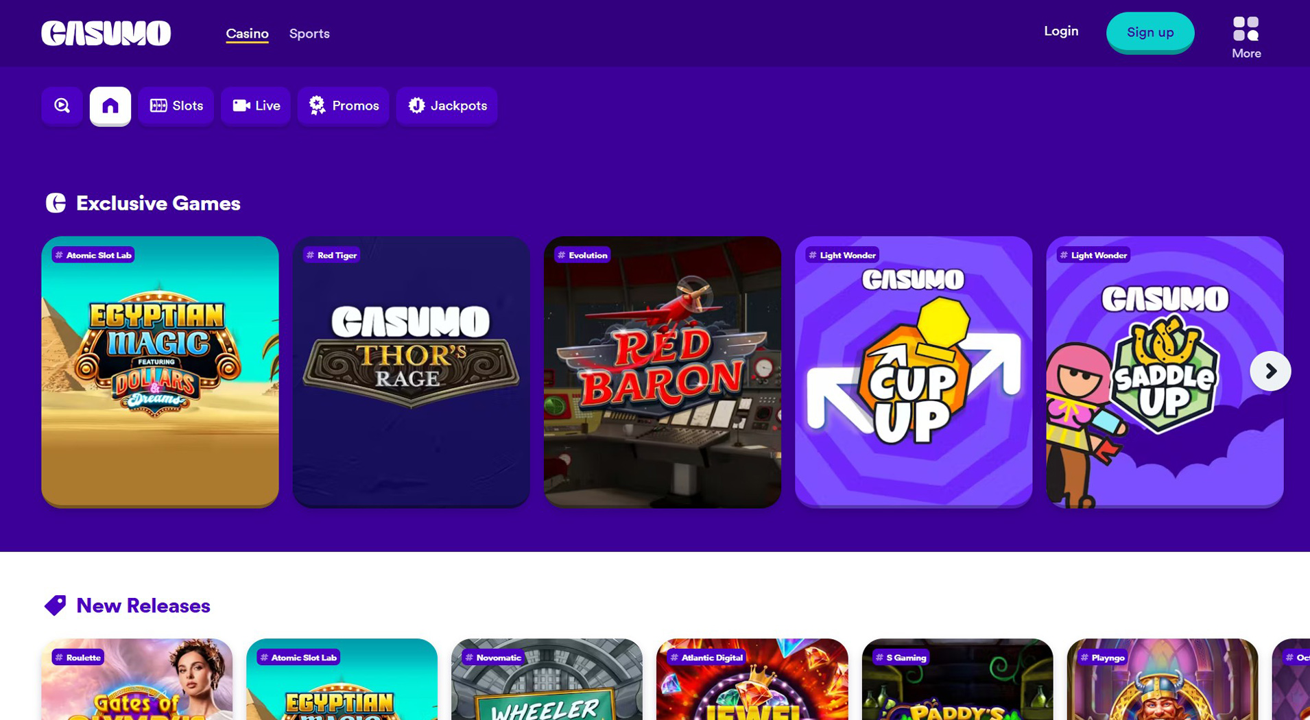 1. Casumo - Best Euteller Casino Pick