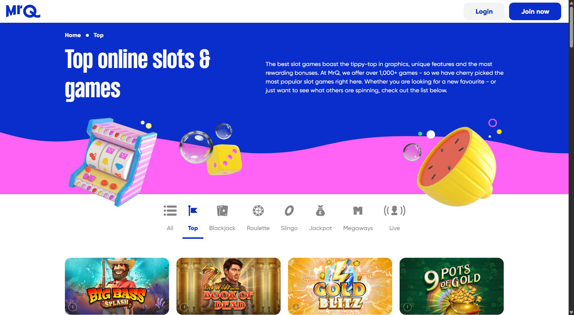 5. MrQ Casino - Mobile Euteller Casino Choice